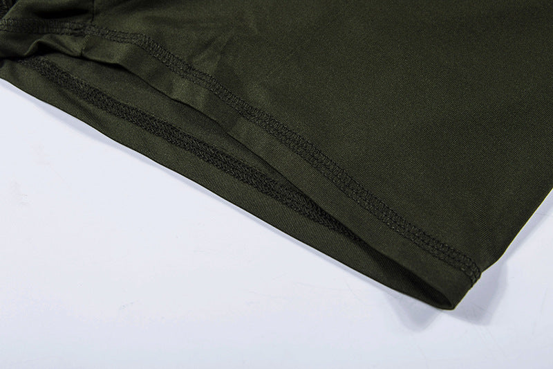 High Waist Push Up Shorts (Black) - Queenruler