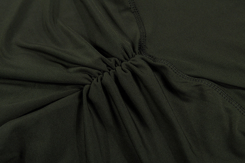 High Waist Push Up Shorts (Green) - Queenruler