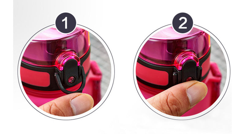 Portable Fitness Bottle (Pink) - Queenruler