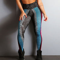 Limited Edition Honeycomb Print Leggings - Queenruler