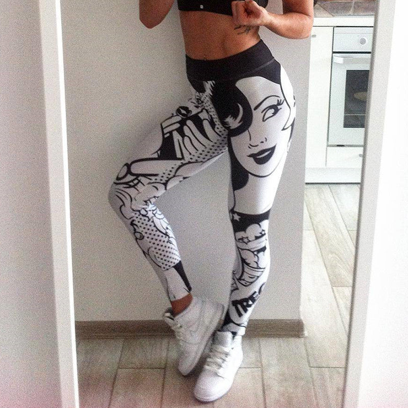 High Waist Love Squat Leggings - Queenruler