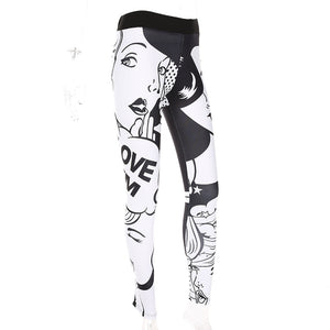 High Waist Love Squat Leggings - Queenruler