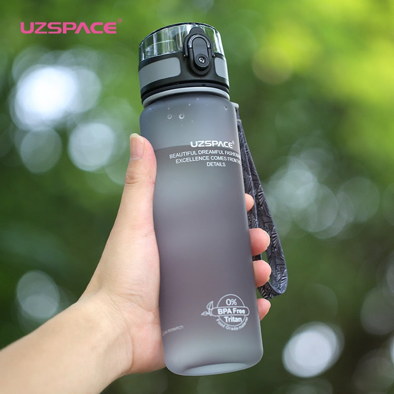 Portable Fitness Bottle (Gray) - Queenruler