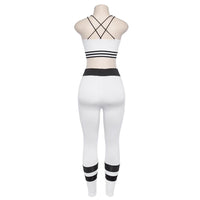 2 Piece Fashion Ribbons Sweatsuit - Queenruler