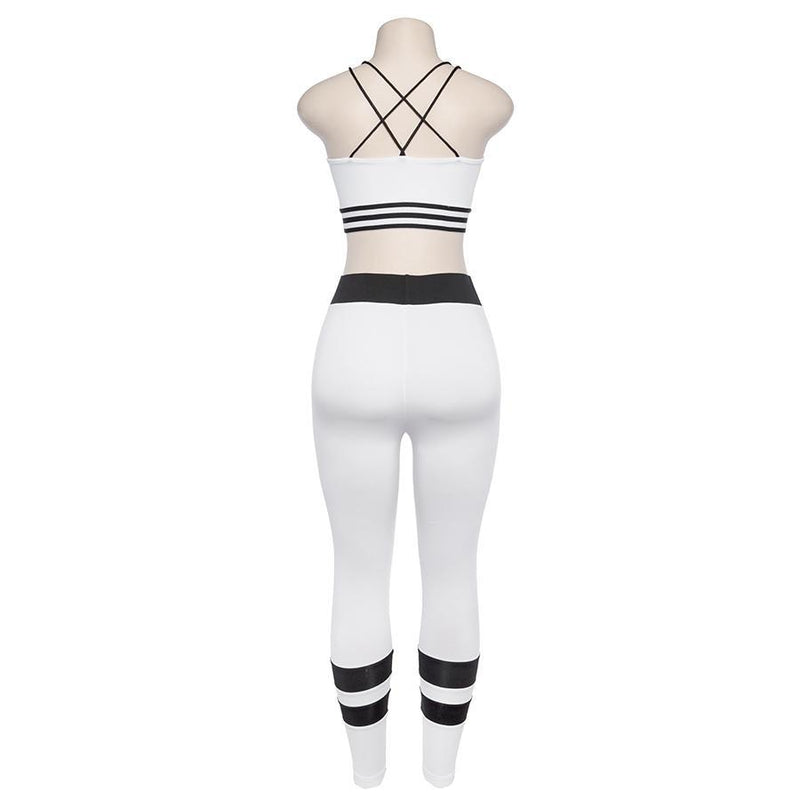 2 Piece Fashion Ribbons Sweatsuit - Queenruler