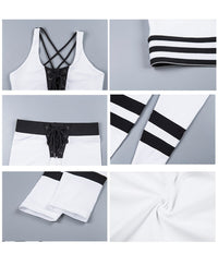 New Fashion Two Piece Drawstring Tracksuit - Queenruler