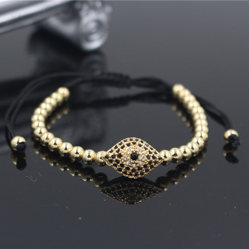 Handmade luxury eye Zircon Bracelet