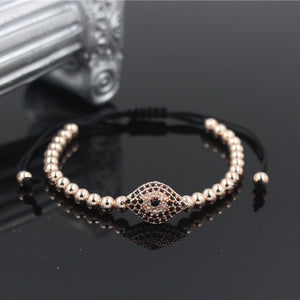Handmade luxury eye Zircon Bracelet