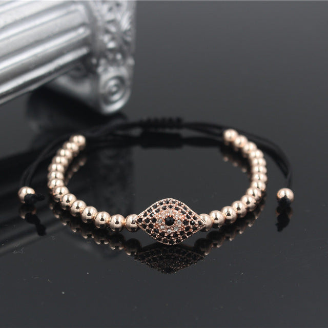 Handmade luxury eye Zircon Bracelet