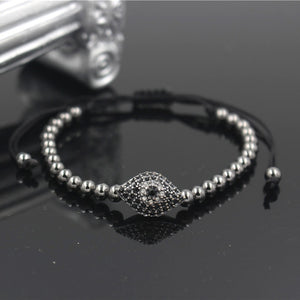 Handmade luxury eye Zircon Bracelet