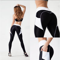 Casual Heart Shape Leggings - Queenruler