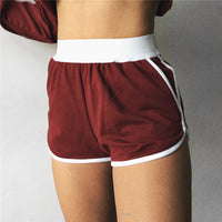 Hot Cotton Athletic Shorts (Red) - Queenruler