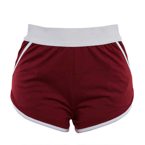Hot Cotton Athletic Shorts (Red) - Queenruler
