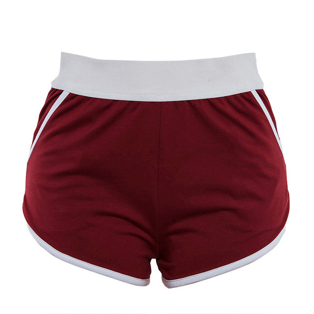 Hot Cotton Athletic Shorts (Red) - Queenruler
