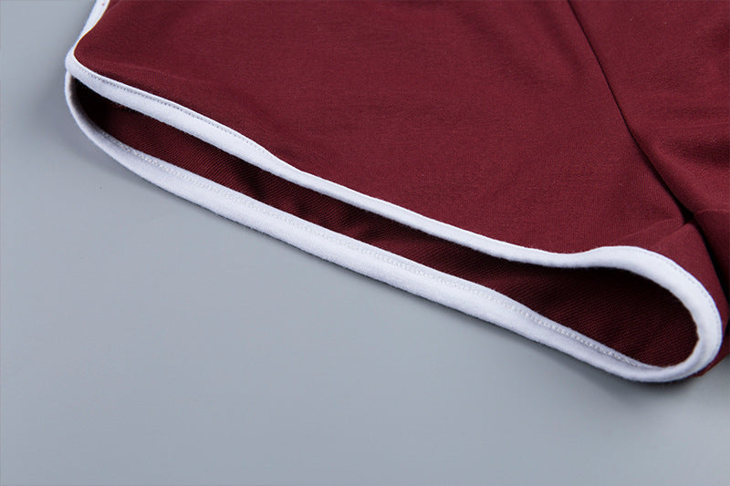 Hot Cotton Athletic Shorts (Red) - Queenruler
