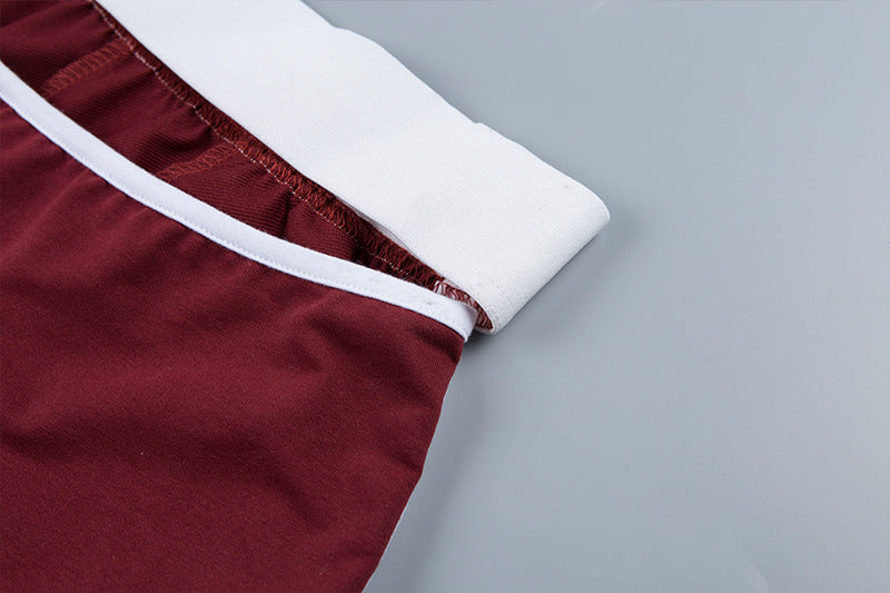 Hot Cotton Athletic Shorts (Red) - Queenruler