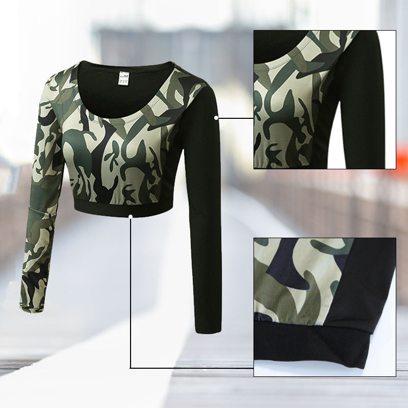 New Gym Fitness Sportswear (Brown Green) - Queenruler