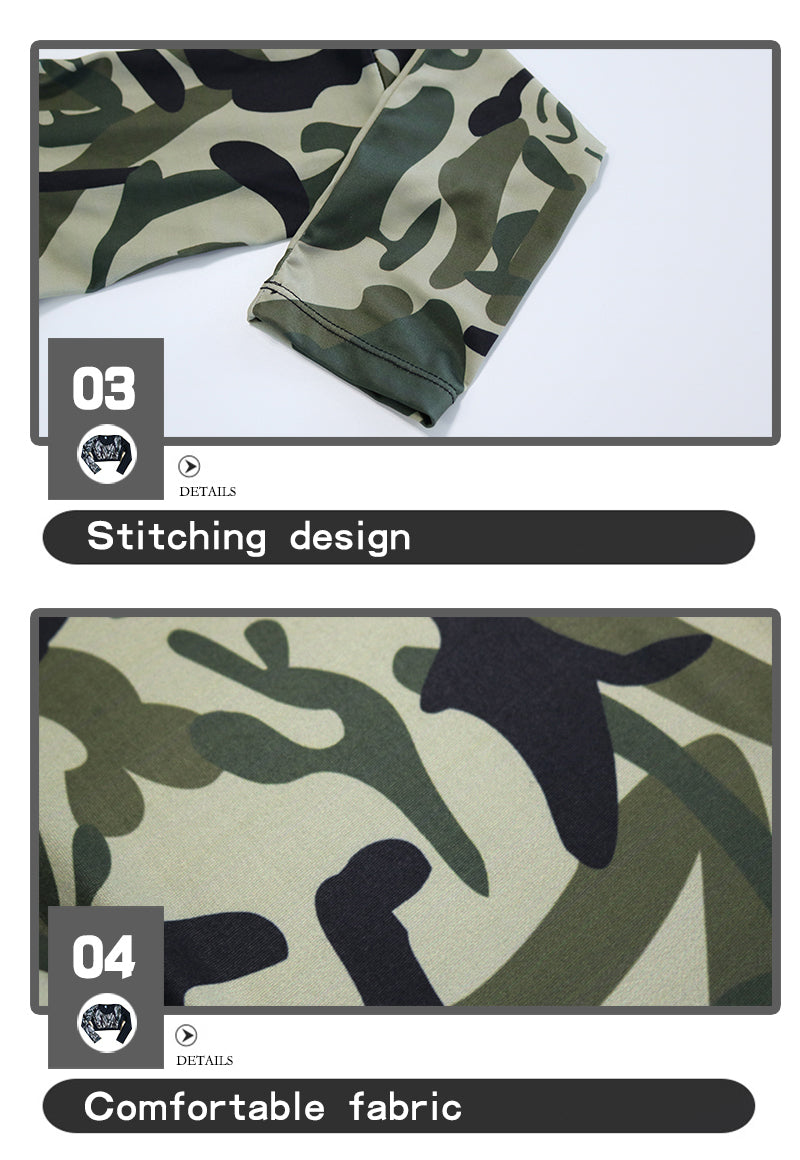 Long Sleeves Sportswear Set (Army Green) - Queenruler