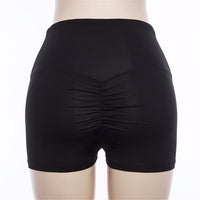 High Waist Elastic Yoga Shorts - Queenruler