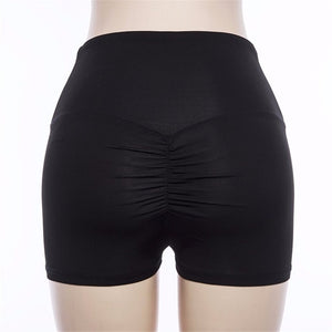 High Waist Elastic Yoga Shorts - Queenruler