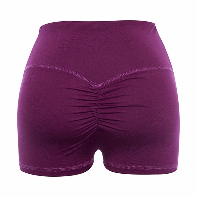 High Waist Elastic Yoga Shorts - Queenruler