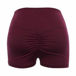 High Waist Elastic Yoga Shorts - Queenruler