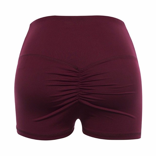 High Waist Elastic Yoga Shorts - Queenruler