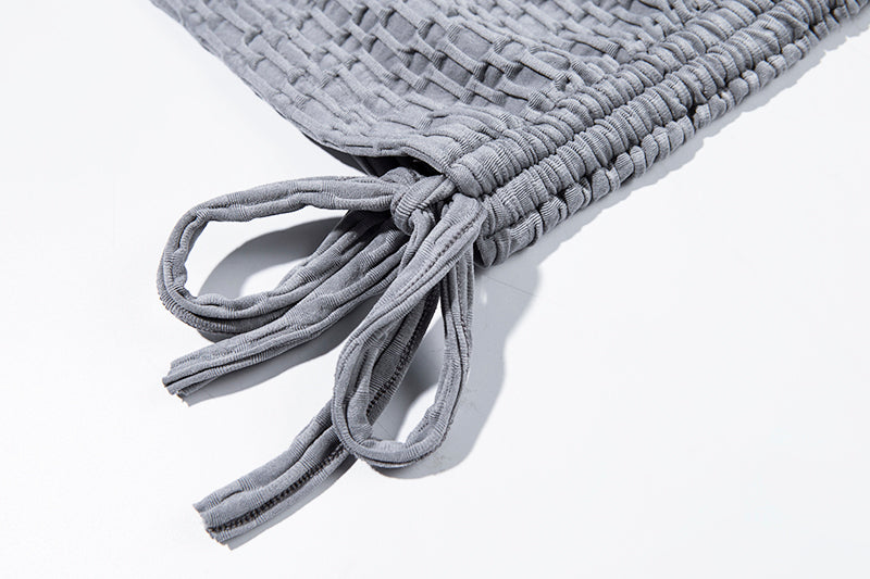 Sexy Laces Shorts (Gray) - Queenruler