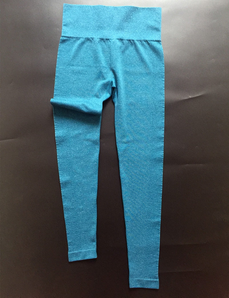 Quick Dry Yoga Pants (Blue) - Queenruler
