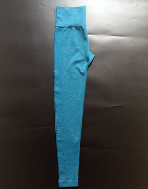 Quick Dry Yoga Pants (Blue) - Queenruler