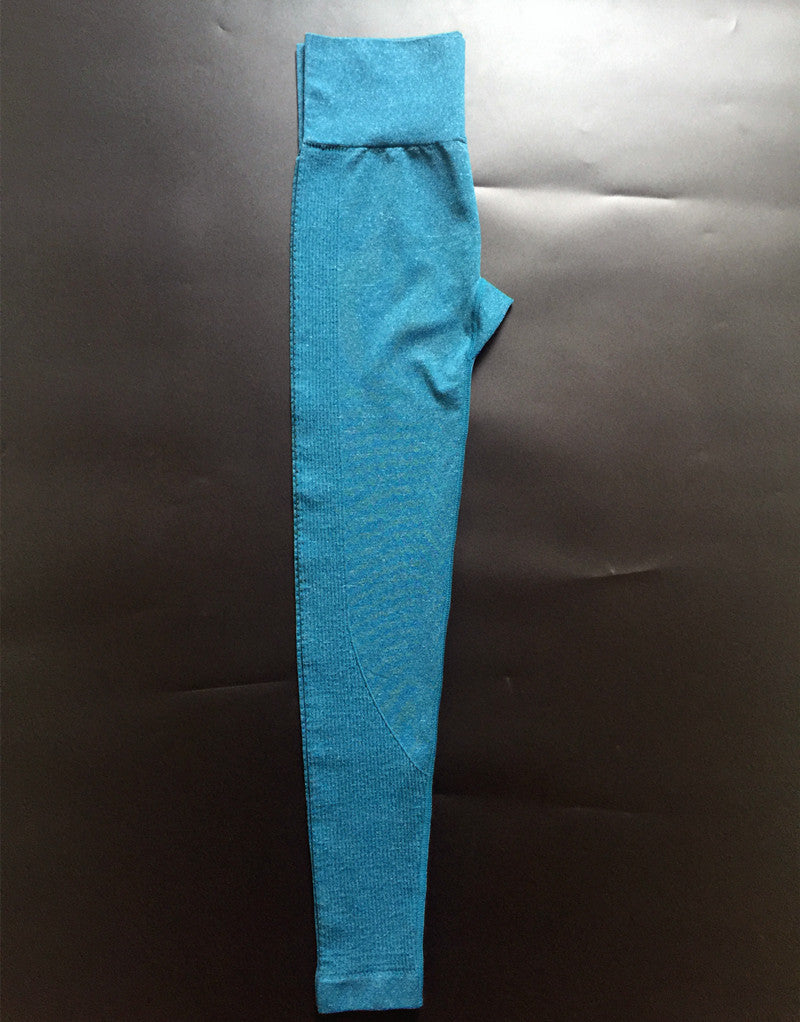 Quick Dry Yoga Pants (Blue) - Queenruler