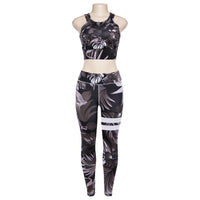 Two Piece Workout Set (Black) - Queenruler