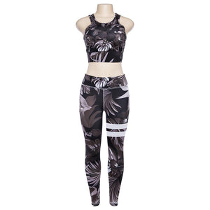 Two Piece Workout Set (Black) - Queenruler