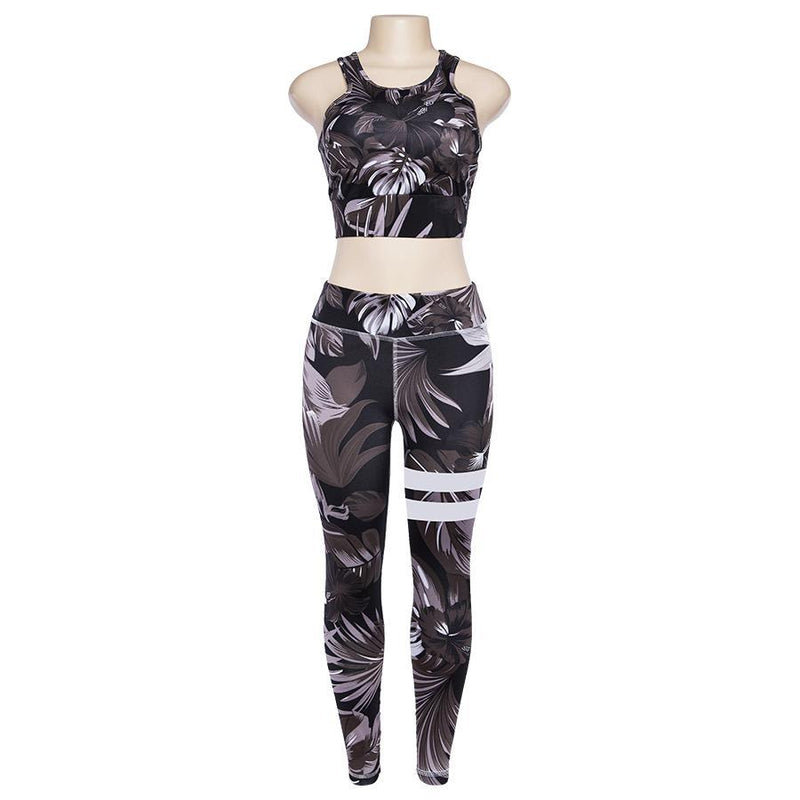 Two Piece Workout Set (Black) - Queenruler