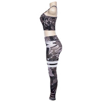 Two Piece Workout Set (Black) - Queenruler
