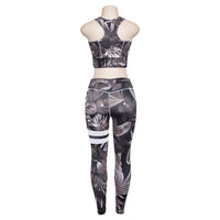 Two Piece Workout Set (Black) - Queenruler