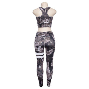 Two Piece Workout Set (Black) - Queenruler