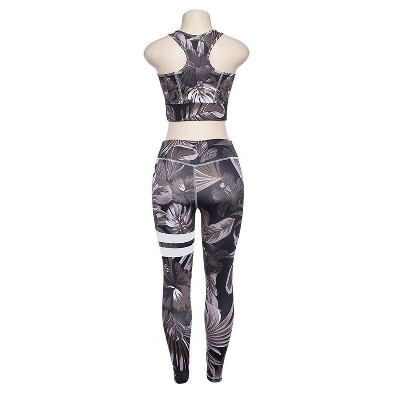 Two Piece Workout Set (Black) - Queenruler