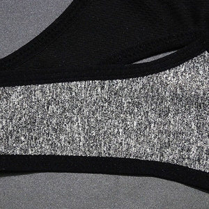 Women Sports Fitness Bra (Gray) - Queenruler