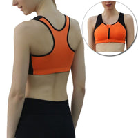 Women Sport Fitness Bra (Orange) - Queenruler