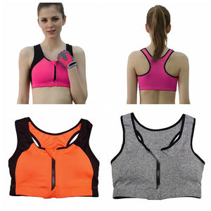 Women Sport Fitness Bra (Orange) - Queenruler