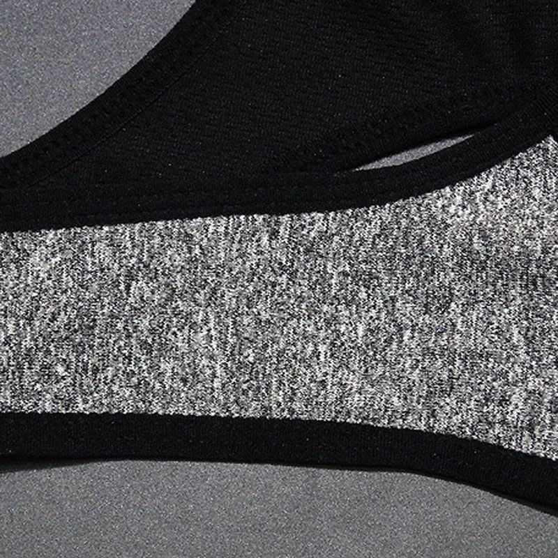 Women Sports Fitness Bra (Gray) - Queenruler