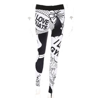 High Waist Love Squat Leggings - Queenruler