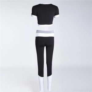 Two Piece Sport Suit (Gray) - Queenruler