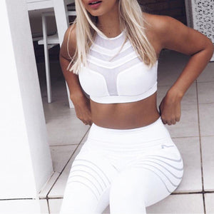 Breathable Yoga Pants (White) - Queenruler