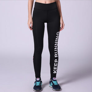 Keep Running Slim Leggings - Queenruler
