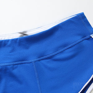 Hot Cotton Athletic Shorts (Blue) - Queenruler