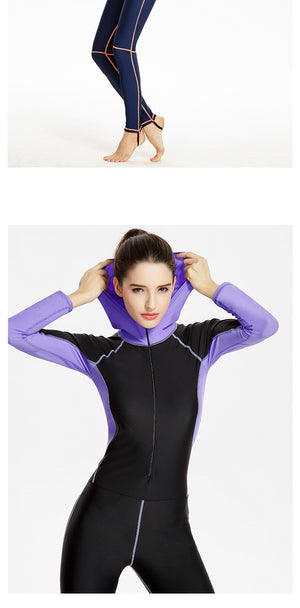 Queenruler Running Suit With Hoodie (Black) - Queenruler