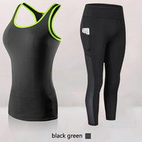 Fitness Yoga Set with Pocket - Queenruler