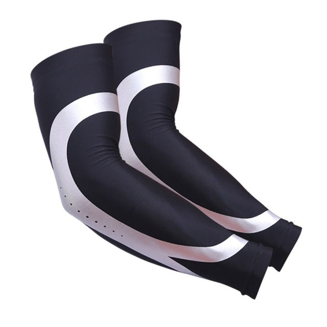 Black Sports Warmer Arm  Sleeves| Queenruler